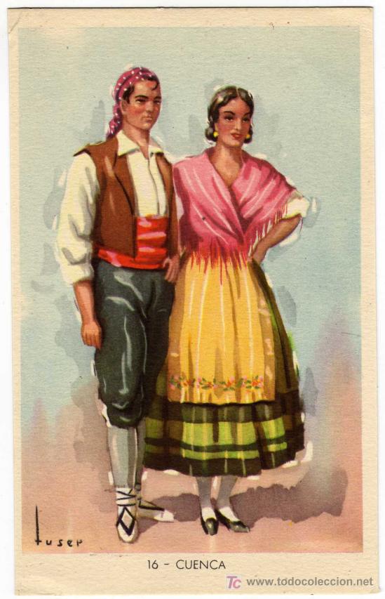 Postales: BONITA POSTAL - CUENCA - PAREJA CON TRAJE REGIONAL