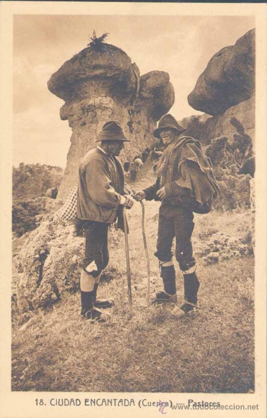 Postales: CUENCA.-CIUDAD ENCANTADA.-PASTORES - Foto 1