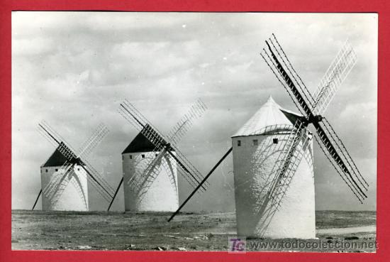 Postales: CAMPO DE CRIPTANA, CIUDAD REAL, MOLINOS MANCHEGOS EN LA RUTA DEL QUIJOTE,    P31380