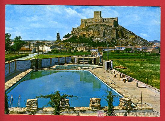 Postcards: ALMANSA, PISCINA CASTILLO, P31399