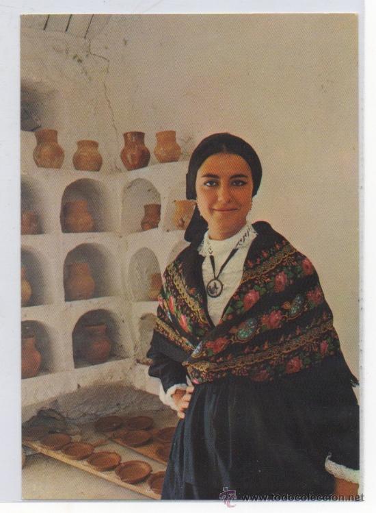 Postales: TARJETA POSTAL TRAJE RICO MANCHEGO CIUDAD REAL CANCIONES Y DANZAS