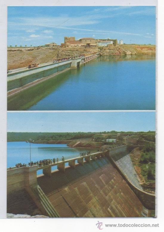 Postales: TARJETA POSTAL DE PANTANO DE PE&Ntilde;ARROYA CIUDAD REAL
