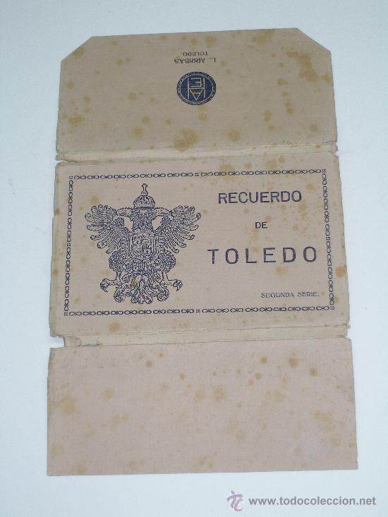 Postkarten: RECUERDO DE TOLEDO . SEGUNDA SERIE . 10 POSTALES EN ACORDE&Oacute;N . EDIC. ARRIBAS