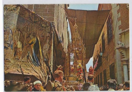 Postcards: TARJETA POSTAL LA CUSTODIA EN PROCESI&Oacute;N TOLEDO