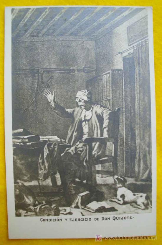 Postkarten: Antigua Postal : Condici&oacute;n y Ejercicio de Don Quijote