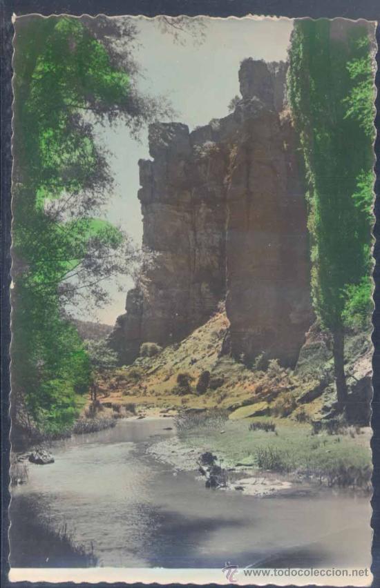 Postcards: MOLINA DE ARAG&Oacute;N(GUADALAJARA).- BARRANCO DE LA  HOZ. LA PE&Ntilde;A DEL AGUA