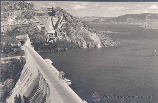 Postcards: SACED&Oacute;N(GUADALAJARA).-PANTANO DE ENTREPE&Ntilde;AS. VISTA DEL EMBALSE