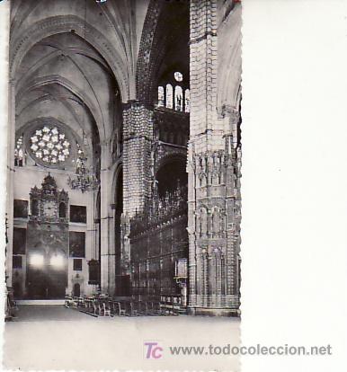 Postcards: TOLEDO.N&ordm; 28 CATEDRAL,PULPITO Y ALTAR MAYOR.HELIOTIPIA ARTISTICA ESPA&Ntilde;OLA.MADRID
