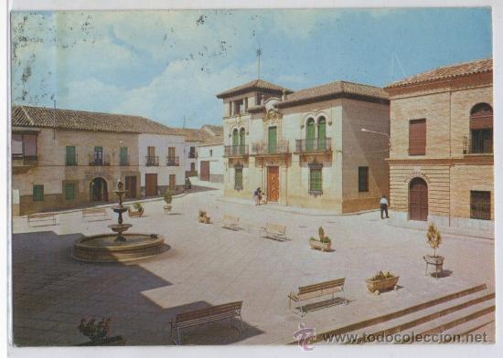 Postcards: TARJETA POSTAL DE LOS NAVALMORALES PLAZA GENERALISIMO TOLEDO