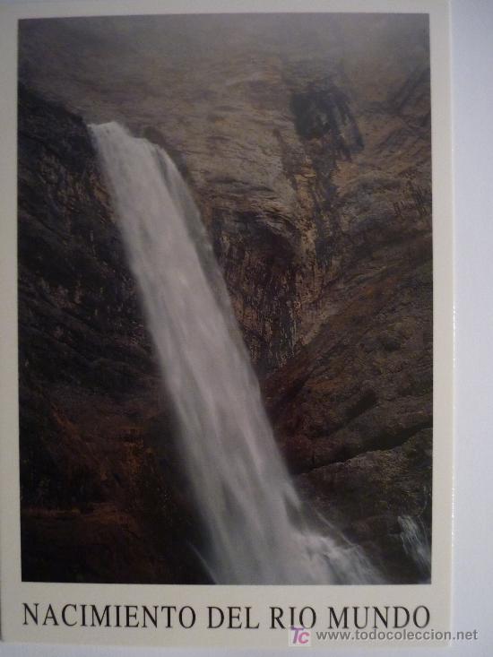 Postales: LOS CHORROS - NACIMIENTO DEL RIO MUNDO - RIOPAR (ALBACETE).