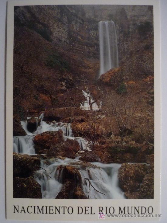 Postales: LOS CHORROS - NACIMIENTO DEL RIO MUNDO - RIOPAR (ALBACETE).