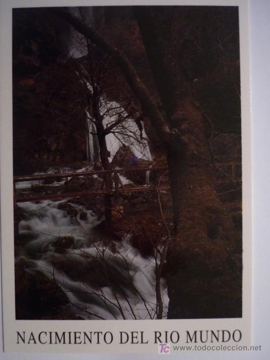 Postales: LOS CHORROS - NACIMIENTO DEL RIO MUNDO - RIOPAR (ALBACETE).