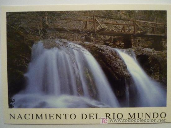 Postales: LOS CHORROS - NACIMIENTO DEL RIO MUNDO - RIOPAR (ALBACETE).