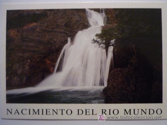 Postales: LOS CHORROS - NACIMIENTO DEL RIO MUNDO - RIOPAR (ALBACETE).