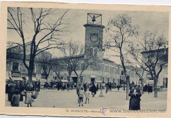 Postales: ALBACETE.-MERCADO - Foto 1