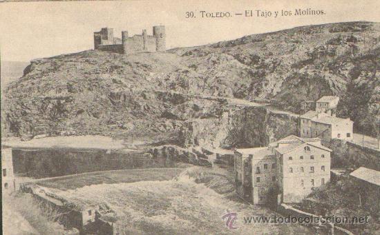 Postkarten: POSTAL ANTIGUA DE TOLEDO.N&ordm;39.EL TAJO Y LOS MOLINOS P-CASMA-013