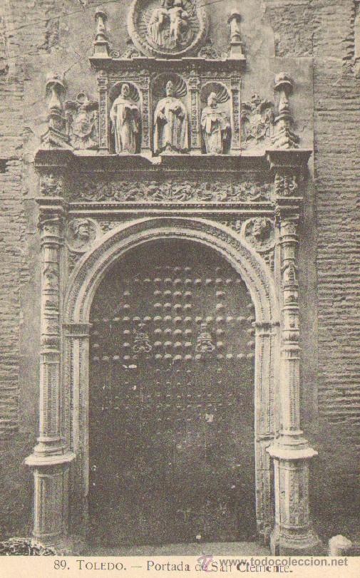 Postkarten: POSTAL ANTIGUA DE TOLEDO.N&ordm;89 PORTADA DE SAN CLEMENTE P-CASMA-015