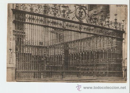Postais: Toledo - Verja del Coro de la Catedral 1910