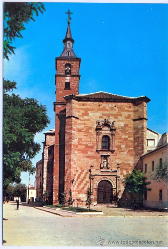 Postales: TARJETA POSTAL DE ALCAZAR DE SAN JUAN IGLESIA DE SAN FRANCISCO CIUDAD REAL