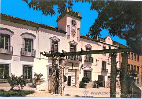 Postales: TARJETA POSTAL DE CAMPO DE CRIPTANA AYUNTAMIENTO Y ESCUDO CIUDAD REAL