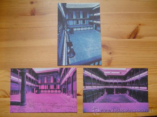 Postales: Lote de tres postales del Corral de Comedias de Almagro (Ciudad Real, Castilla La Mancha)