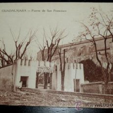 Postales: MUY RARA ANTIGUA POSTAL DE GUADALAJARA - FUERTE DE SAN FRANCISCO TALLERES DE INGENIEROS - EDICION I