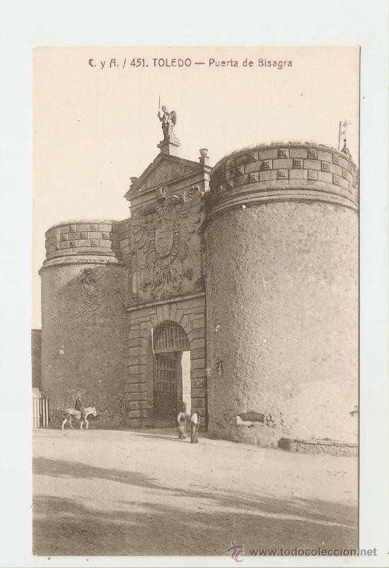 Postkarten: Toledo - Puerta de Bisagra