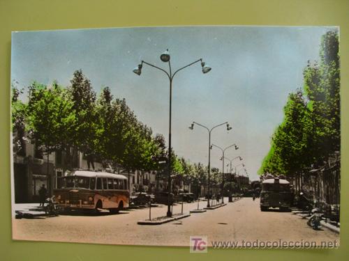 Postkarten: Antigua Postal :  Alcazar de San Juan - Avenida de &Aacute;lvarez Guerra. Edic Mata