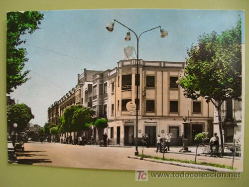 Postkarten: Antigua Postal :  Alcazar de San Juan - Avenida de Jos&eacute; Antonio. Edic Mata