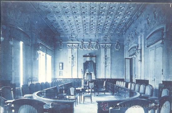 Postales: ALBACETE.-SAL&Oacute;N DE SESIONES DEL EXCMO AYUNTAMIENTO