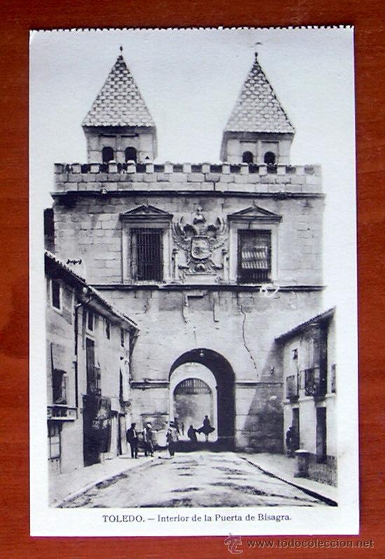 Postales: Toledo - Interior de la Puerta de Bisagra - Foto 1