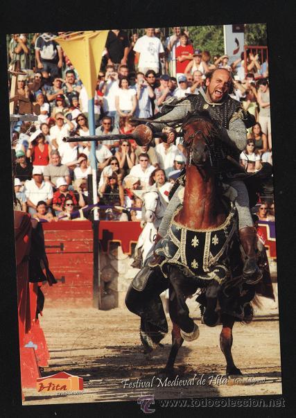 Postkarten: Postal publicitaria - Festival Medieval de Hita ( Guadalajara ) sin escribir