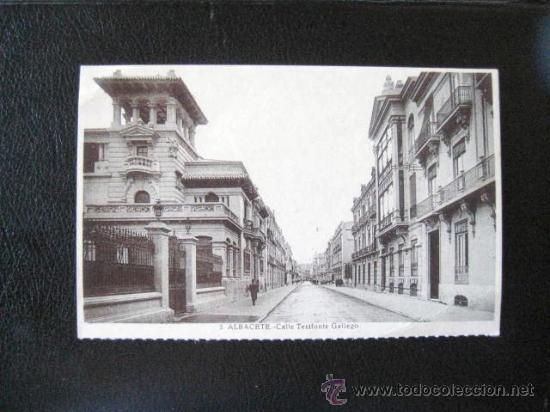 Postales: LA TRIBUNA DE ALBACETE. POSTAL HISTORICA.- C/ TESIFONTE GALLEGO. - ENVIO GRATIS&iexcl;&iexcl;&iexcl;