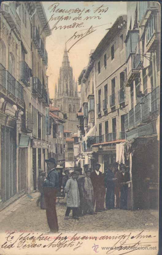 Postales: TOLEDO.- CALLE DEL COMERCIO - Foto 1