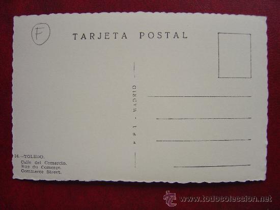 Postales: TOLEDO - CALLE DEL COMERCIO - Foto 2
