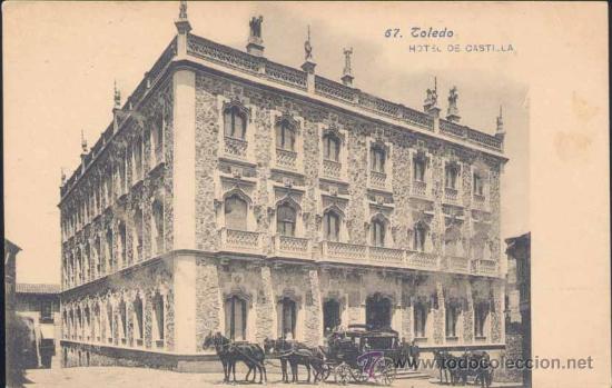 Postkarten: TOLEDO.- HOTEL DE CASTILLA