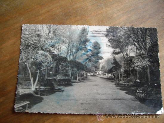 Postkarten: Postal de Ciudad Real. Parque Gasset  foto Salas  1957 ENVIO GRATIS