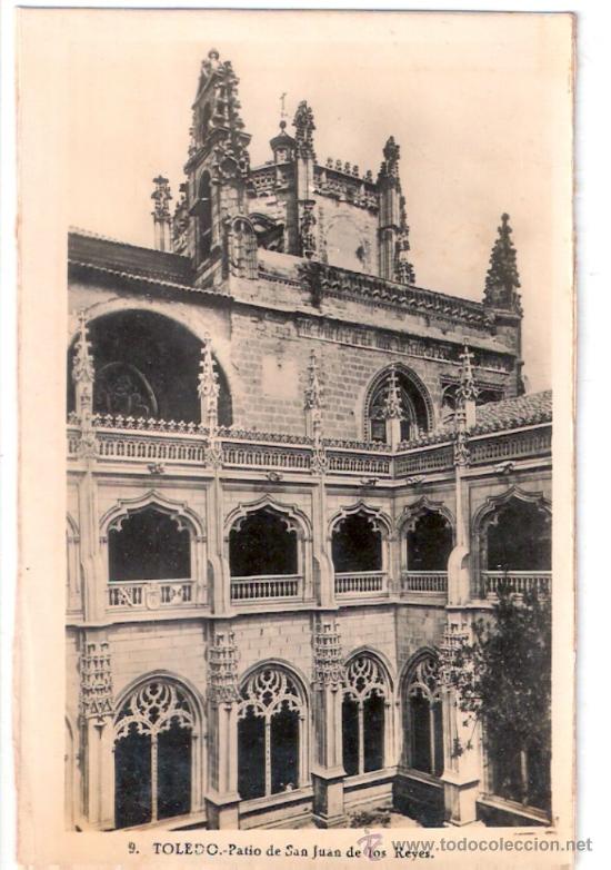 Postales: TARJETA POSTAL DE CASTILLA LA MANCHA.TOLEDO, PATIO DE SAN JUAN DE LOS REYES. N&ordm;9, ED. H.A.E.