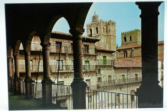 Postkarten: Postal Sig&uuml;enza Plaza Mayor y Catedral Ed Vistabella 1974 sin circular