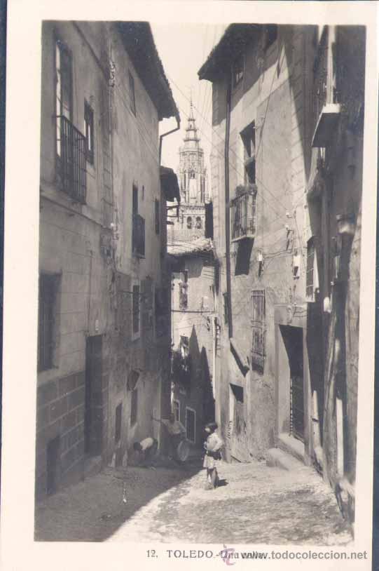 Cartoline: TOLEDO.- UNA CALLE