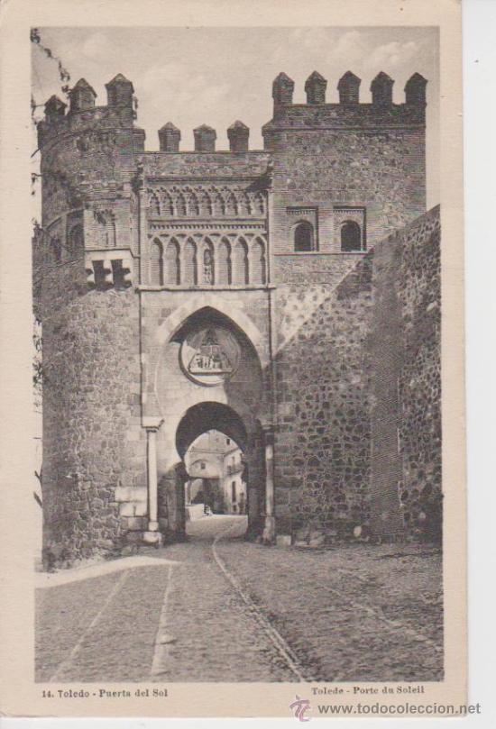 Postales: TOLEDO. PUERTA DEL SOL - Foto 1
