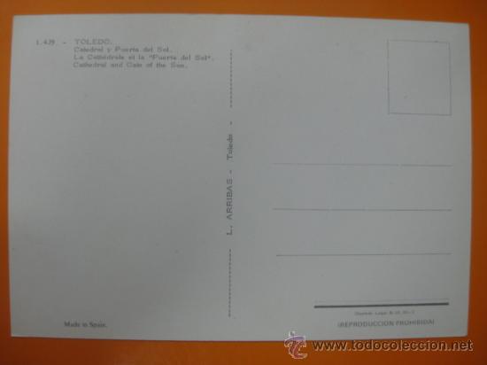 Postales: TOLEDO - REF.: R-7-20 - Foto 2