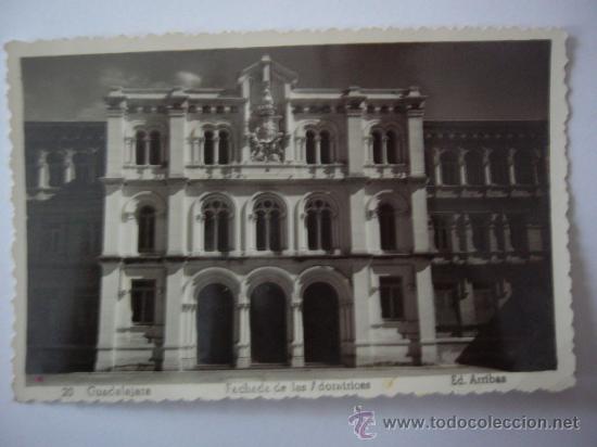 Postcards: GUADALAJARA.  N&ordm; 20.  FACHADA DE LAS AORATRICES.  ARRIBAS.  ESCRITA.