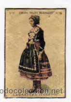 Postcards: Cromito de caja de cerilla. Lagarterana Toledo. Serie 7 Trajes regionales. n&ordm;25