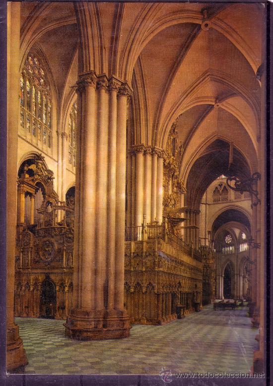 Postales: TOLEDO - CATEDRAL - INTERIOR NAVE CENTRAL - Foto 1