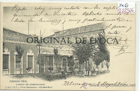 Postales: (PS-22566)POSTAL DE CIUDAD REAL-CASINO