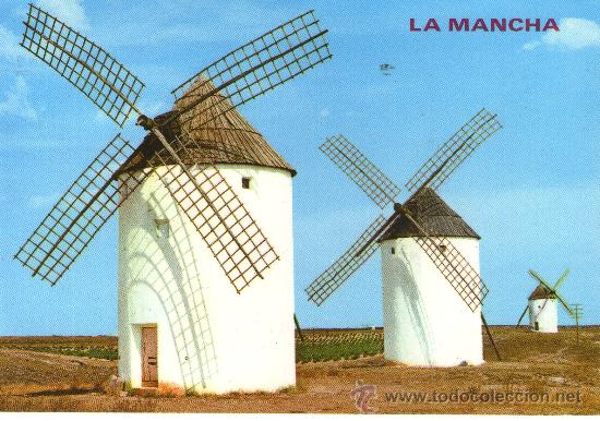 Cartes Postales: buena postal de la mancha , castilla la mancha - molinos -