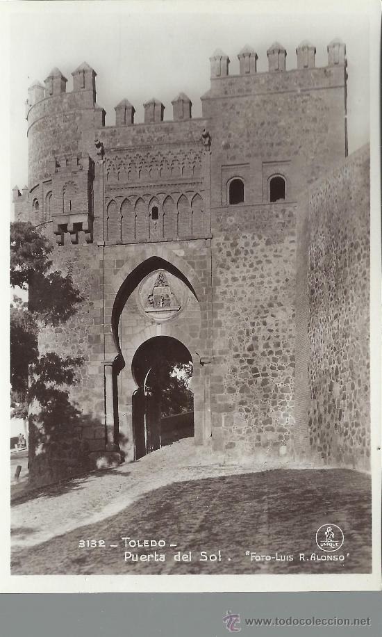 Postales: TOLEDO PUERTA DEL SOL SIN CIRCULAR - Foto 1