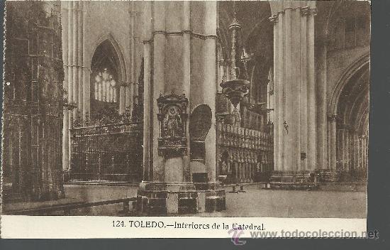 Postales: TOLEDO INTERIOR DE LA CATEDRAL SIN CIRCULAR - Foto 1
