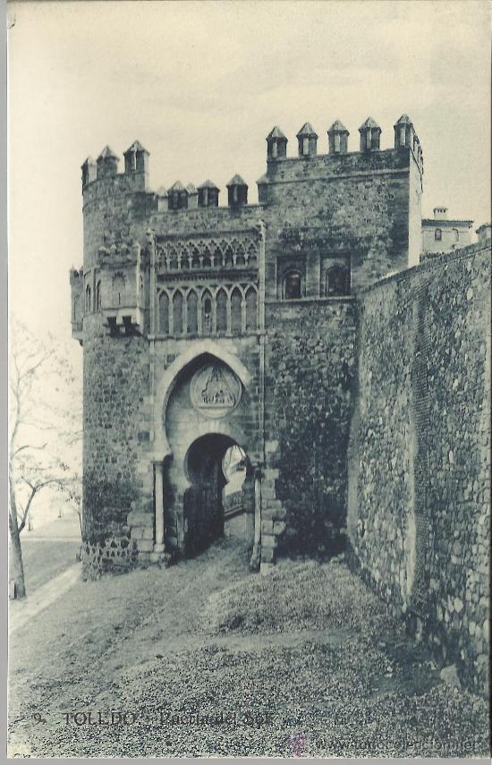 Postales: TOLEDO PUERTA DEL SOL SIN CIRCULAR - Foto 1
